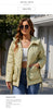 Spring Women Parkas Plus Size Short Grey Padded Down Coats Hooded Women's Jacket Outerwear Quilted AM-10075