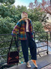 Women Coat Polar Fleece Plaid Autumn Winter Thick Vintage Casual Women Jacket Euro-America Style