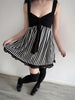 Y2K Harajuku Gothic Lolita Women's Dress Sexy Slim Fit Chic Striped Suspenders Dresses Kawaii Japanese Emo Girl Streetwear