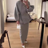 Women's Fairy Autumn Spring Halter Dress Pure Color Button Bubble Sleeve Dress Casual Design Soft Comfortable Niche Versatile