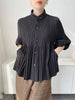 Spring Women's Short Trench Coat Stand Collar Loose Casual Loose Single Breasted Lantern Sleeve Jacket 2DB6686