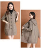 Autumn Winter Long Sleeve Sweater Cardigan Women's Hooded knit Jacket Ladies Solid Color Elegant Sweater Woman Top