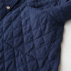Oversized Quilted Cotton Jacket Women - Long Thin Casual Coat, Loose Fit Solid Color Full Sleeve, Versatile Commuting Wear Z367