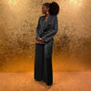 Street OL Work Women's Set Long Sleeve Blazers Tops and Wide Leg Pants Suit Fall Vacation Two 2 Piece Set Outfits