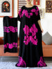 Party Dress Tie-dry Printed Cotton Women Boho Maxi Dress Casual Holiday Party Dresses Indie Folk African Vestidos