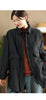 Retro Thickened Cotton Coat Women's Big Pocket Medium-Length Casual Large Size Quilted Winter Jacket W961