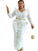 Elegant African Dresses for Women Africa Clothing Plus Size Wedding Party Long Dress Dashiki Ankara Outfits Robe