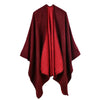 Winter Poncho Women Capes Scarf Imitation Cashmere Ladies Scarves Warm Shawls Wraps Woman Ponchos Bufanda Mujer Foulard