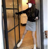 Autumn Long Sleeve Women Elegant Cardigan Sweater Slim Fit Solid Color O-neck Knitted Top Short Coat