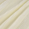 Elegant Apricot Loose Pleated Bloomers Women Casual Elastic Waist Trousers Female Spring Sheer Long Pants