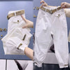High-quality High Waist Solid Color Cotton Pants Women Autumn Loose Casual All-Match Harem Pants Trousers Ladies