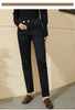 Minimalism Jeans for Women Autumn Slim Feet Casual All-match Cotton Slight Strech Ankle-Length Pants 12514004