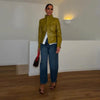 Elegant Lace-Up Women's Pu Leather Jacket Pocket Slim Stand Collar Zippers Lady Coats Autumn Winter Female Street Tops
