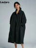 Spring Autumn Long Oversized Thin Pink Trench Coat for Women Single Breasted Elegant Chic Designer Clothing