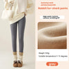 Winter Thermal Fleece Lined Leggings Women's Outdoor Wear Thickened Plush Trousers Cold Weather Warm Pants Woman Clothing