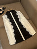 High Street Designer Jacket Women's Stylish Color Block Lace Patchwork Blazer