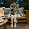 Quilted Round Neck Solid Puffer Coat Zip-Up Oversized Winter Women Padded Jacket Versatile Casual Lady Cotton-Padded Coat