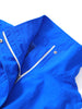 Women Color Block Jacket Casual Half Zip Collar Navy Striped Oversize Long Sleeve Sport Jackets Autumn Chic Street Wear