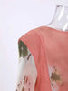 Chic Print Pleated Women's Dresses Color-block Design Round Neck Lantern Sleeves Long Dresses Spring 2AA4759