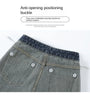 Womens Fleece Lined Jeans Loose Wide Leg Casual Slim Fit Denim Pants Comfortable Y2K Jeans Baggy Jeans Woman Clothing Jeans Y2K