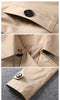 Autumn Korean Mid-Length Trench Coat Women Double-Breasted Slim Temperament Windbreaker Female Casual Outwear Overcoat