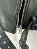 2025New Coal graysty le Women's washed leather jacket with belt, short coat with downgraded zipper and vintage lapel jacket