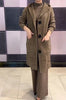 Spring Autumn Jacquard Twists Cardigan Sweater Large Size Women Long Hooded Single Breasted Knitted Cardigan Coat M-5XL