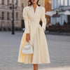 Casual Long Sleeve Maxi Dress Women Autumn Winter Party A-line Slim Dresses Elgant Vestidos