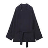 Turn Down Collar Loose Top Jacket Women Autumn Two-piece Sets