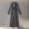 Urban Solid Double Breasted Long Women Coat Loose Full Sleeve Belt Double Breasted Female Jacket Autumn Winter Lady Top