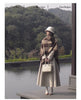 Winter Long Wool & Blends Coat for Women Chic Elegant Womans Clothing Skirted Woolen Overcoat