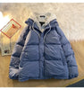Korean Winter Leisure Cotton Clothes Women Parker coat Y2K Multi-functional Fake Two Pocket Zipper Down Jacket Thick Coat