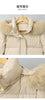 Winter Short Parkas Women's Cotton-padded Clothes Fleece Lining Thicken Warm Outerwear Fur Collar Removable Hooded Quilted Coat