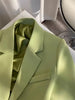 Black Cropped Blazers Woman Outerwear All-match Notched Collar Crop Jacket Women Korean Chic Single-breasted Suit Coat
