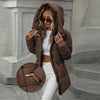 4 Colors Stylish Casual Padded Zipper Cozy Thickened Warm Winter Hooded Cotton Coat Women Chic Female Outerwears