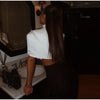 Spring Solid Cropped Shawl For Women Chic Y2K Stand Collar Short Cape Lady Chic Street Evening Party Dating Cloak Tops
