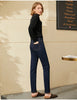 Minimalism Jeans for Women Autumn Slim Feet Casual All-match Cotton Slight Strech Ankle-Length Pants 12514004