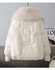 Winter Down Jacket Women Parkas High-Quality Warm Fur Collar Cotton Padded Coat Ladies Short Female Outerwear