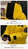 Black Glossy Parker Female Warm Winter Thicken Down Cotton Jacket Windproof Rainproof Women's Hooded Coat Casual Long Overcoat