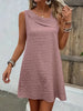 Plus Size 1XL-5XL Women's Sleeveless Long Dress Solid Color Casual Knee Length Skirt Summer Skirt