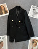 Spring Autumn Long Sleeve Female Blazer Double Button Jacket Ladies Business Work Wear Formal Coat Women Outerwea