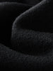 Winter Women's Tailored Shoulder Blazer Coat - Double Faced Wool Trench Outerwear with Notch Lapel Office Elegant