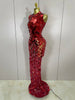 Birthday Party Women Sparkly Sequins Sexy Mesh Maxi Dress Evening Celebrate Performance Singer Nightclub Stage Costume