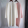 Imitation Mink Velvet Cardigan Sweater Jacket Women Autumn Winter Korean Loose Elegant Knitted Coat Female Tops