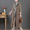 Autumn Winter Stand Collar Loose Women Knitted Cardigan Sweater Jacket Long sleeve Single Breasted Ladies Top