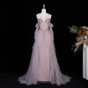 Mermaid Evening Dress with Detachable Sleeves Ruffles Overskirt Beaded Women's Formal Party Gowns SS123 Customized