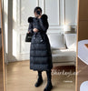 Winter Women 90% White Duck Down Jackets Ultra Light Warm Long Parkas Real Fox Fur Collar Female Hooded Snow Coats