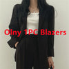 Elegant Office Lady Business Suit Set Blazers Spring Women's Clothing Suit Jacket Casual Pants Set Wide Leg Suit Pants