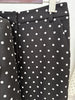 High Street Designer Suit Women Bow Decorated Polka Dot Blazer Pants Set 2PCS