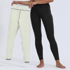 Winter Thermal Leggings Womens Solid Color Thick Pants Warm High Waist Solid Color Outdoors Casual Classic Leggings
